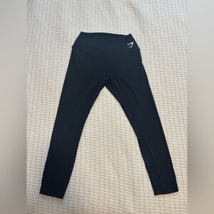 Black GymShark Cropped Leggings